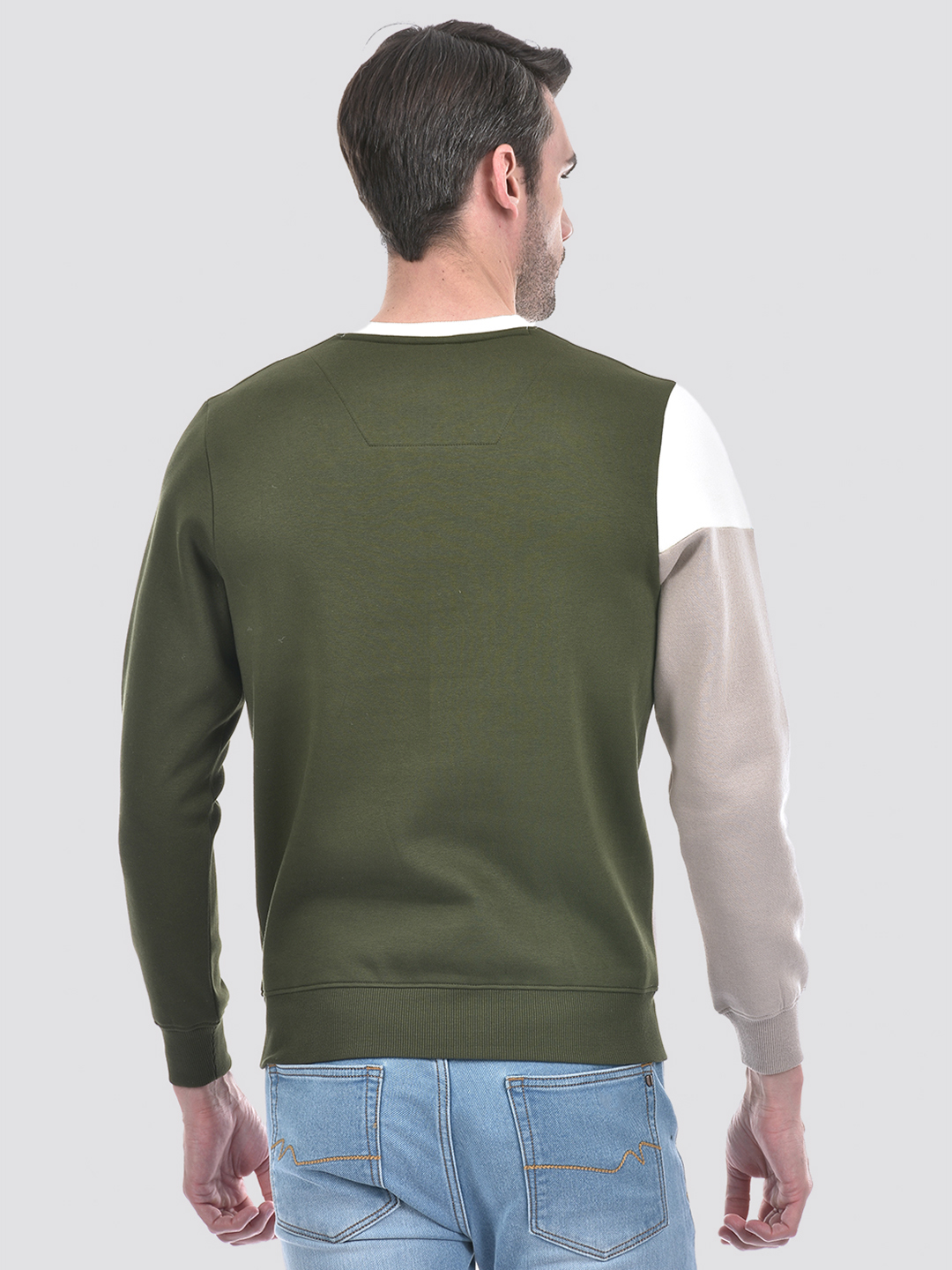Numero Uno Men Color Block Multicolor Sweat Shirt